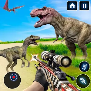 Deadly Dinosaur Hunter Revenge Fps Shooter Game 3D [Много денег/без рекламы]
