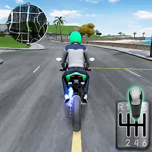 Moto Traffic Race 2: Multiplayer [Unlocked/без рекламы]