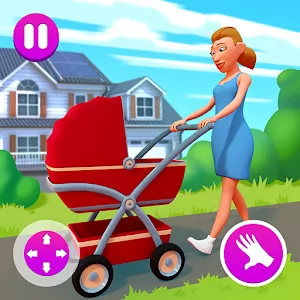Mother Simulator: Happy Virtual Family Life [Много алмазов/Unlocked]