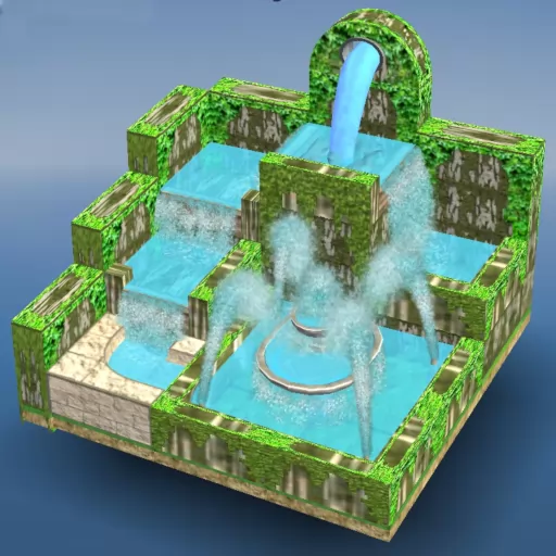 Flow Water Fountain 3D Puzzle [Бесплатные покупки]